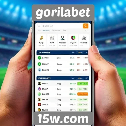 Explorando a interface do usuário no Gorilabet